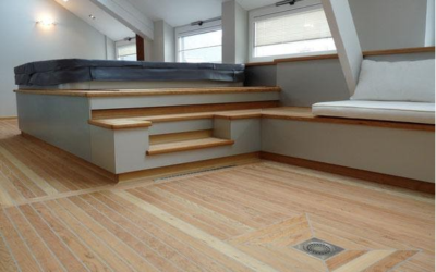 Projet aménagement spa à Cherbourg par l’Atelier d’Architectures Lydie Mouchel